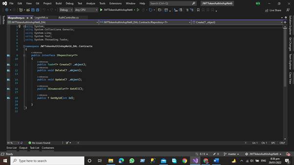 Three Tier Architecture in Asp.net Core 6 Web API
